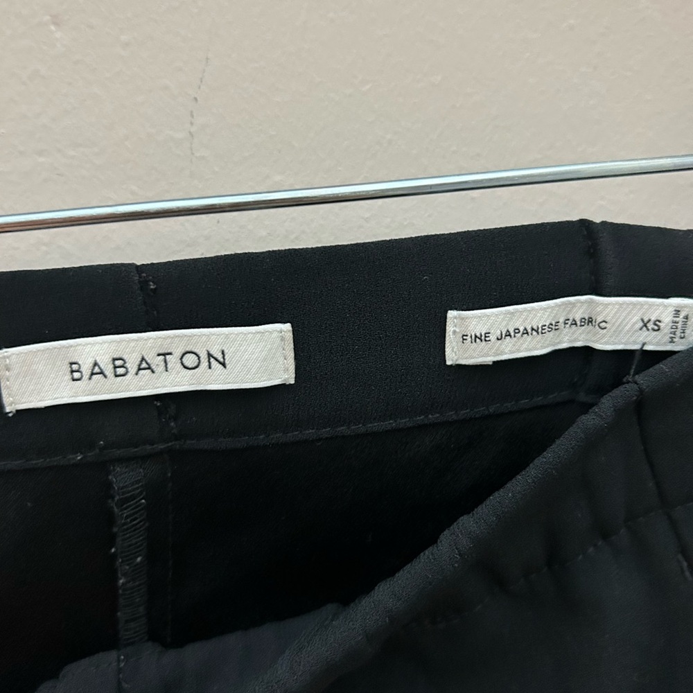 Babaton Black Dexter Pull on Trousers - Picture 2 of 5